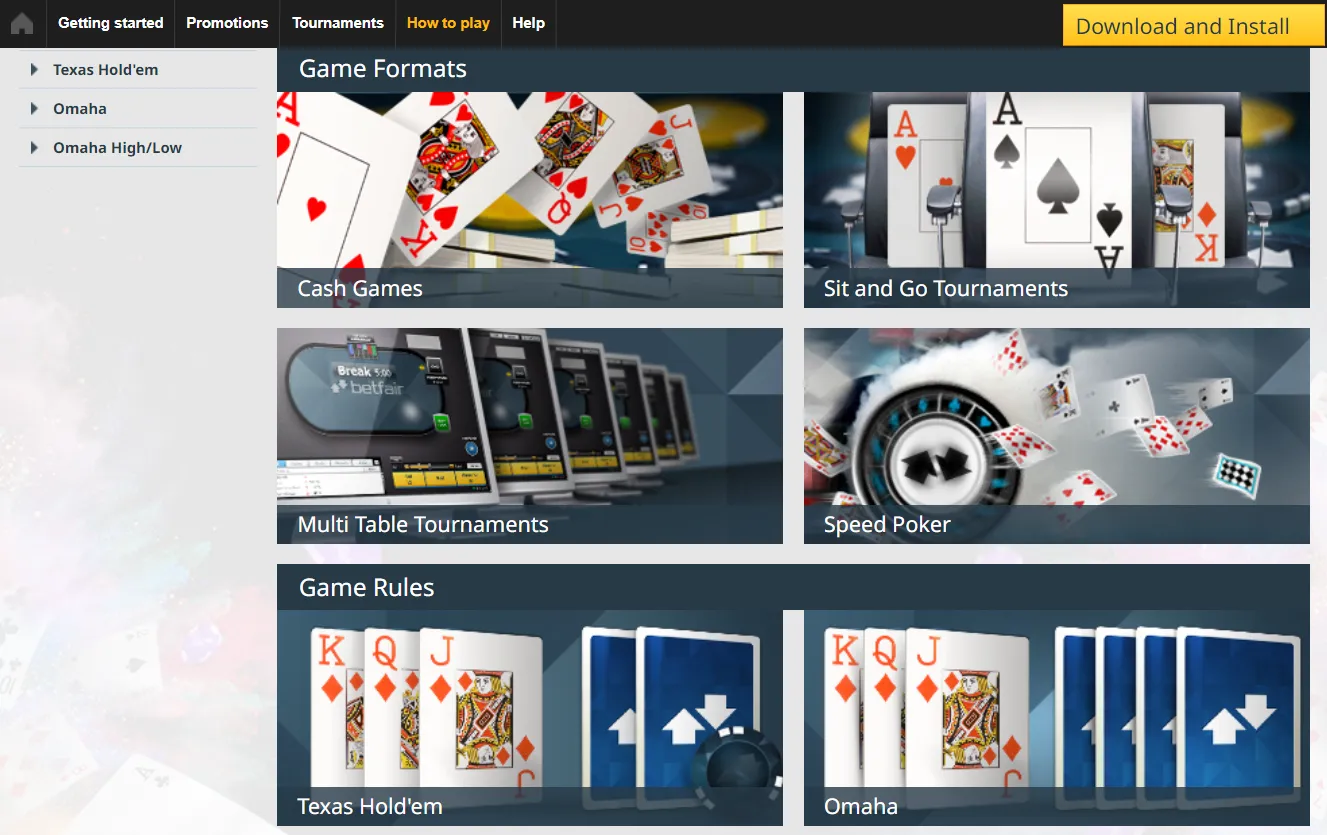 poker casinos online betfair