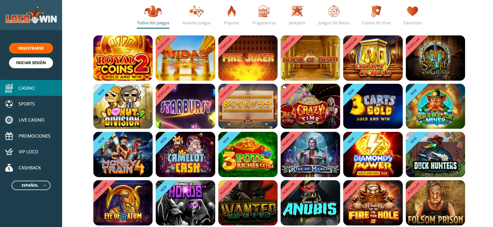 Introducción a Locowin casino