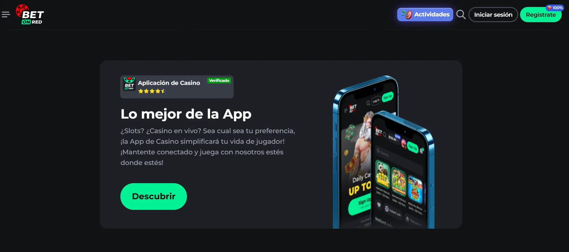 Acceso móvil a BetOnRed casino Acceso móvil a BetOnRed