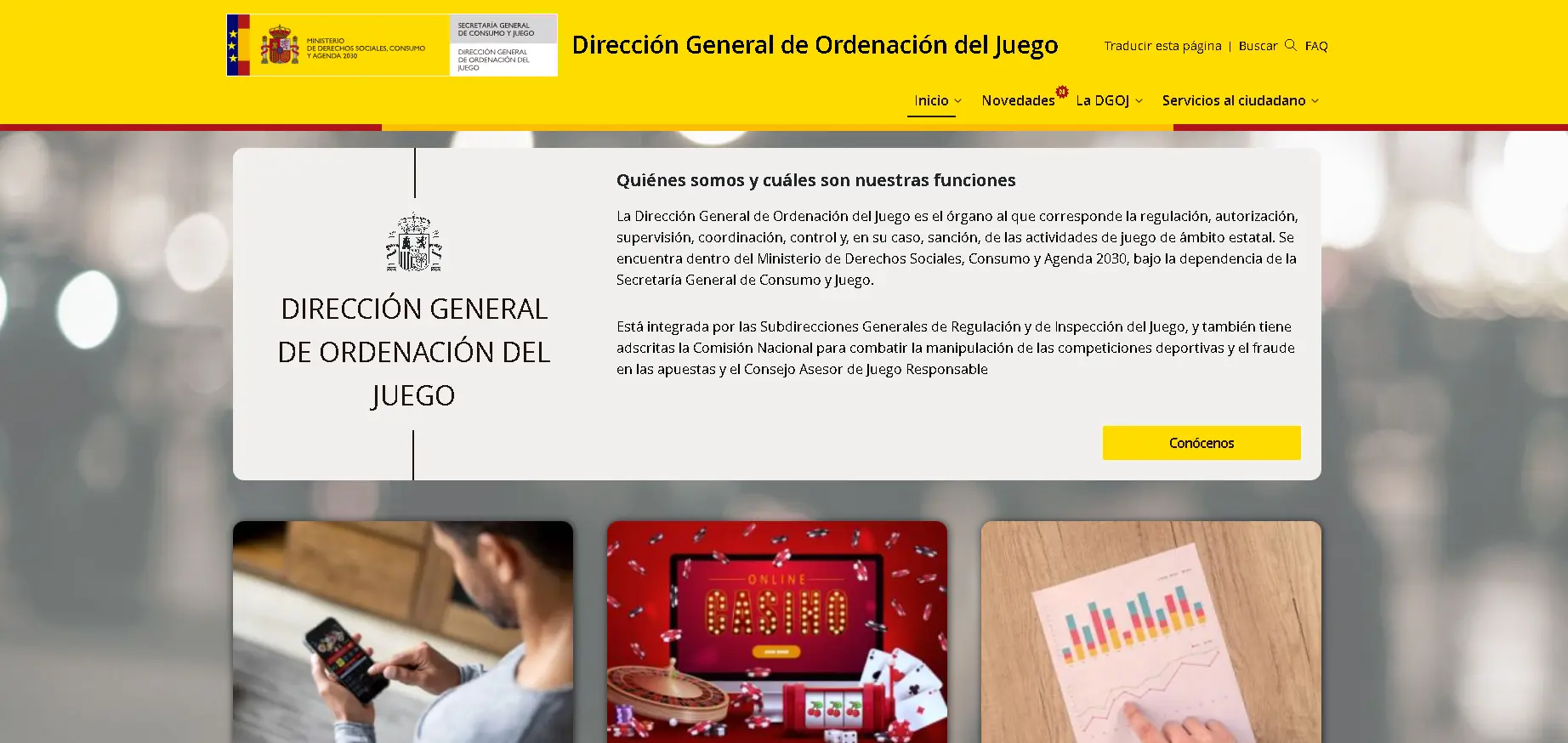 Licencias y organismos reguladores importantes Licencias y organismos reguladores