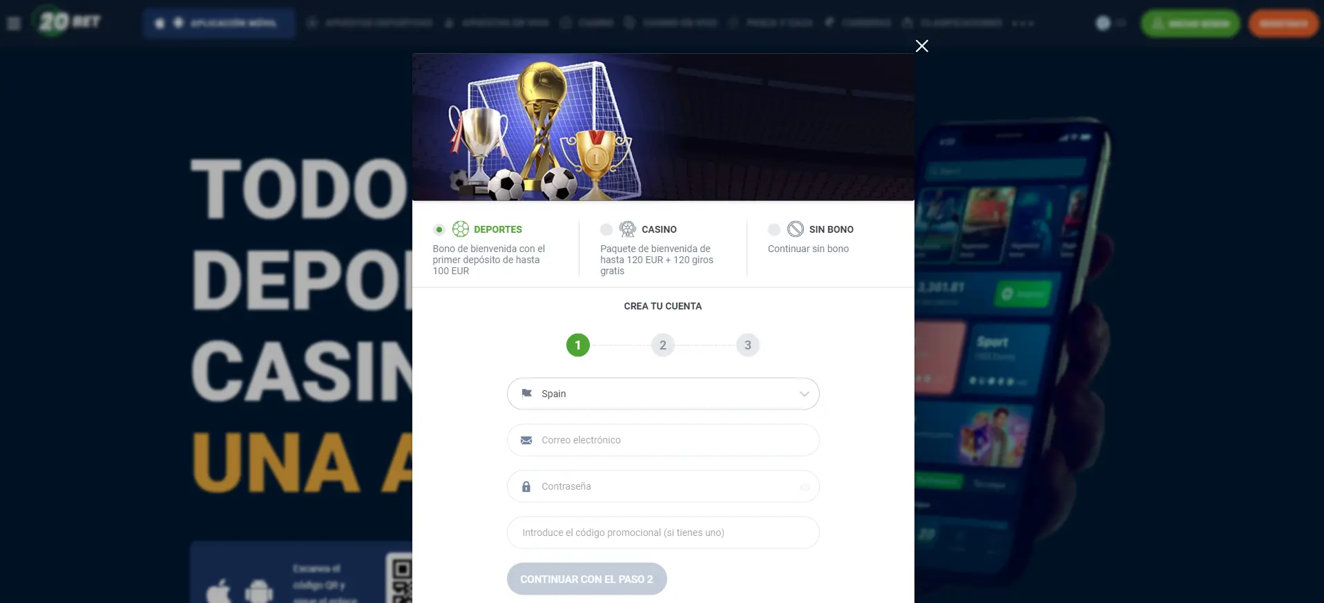 Accede y Gana en 20Bet 20Bet