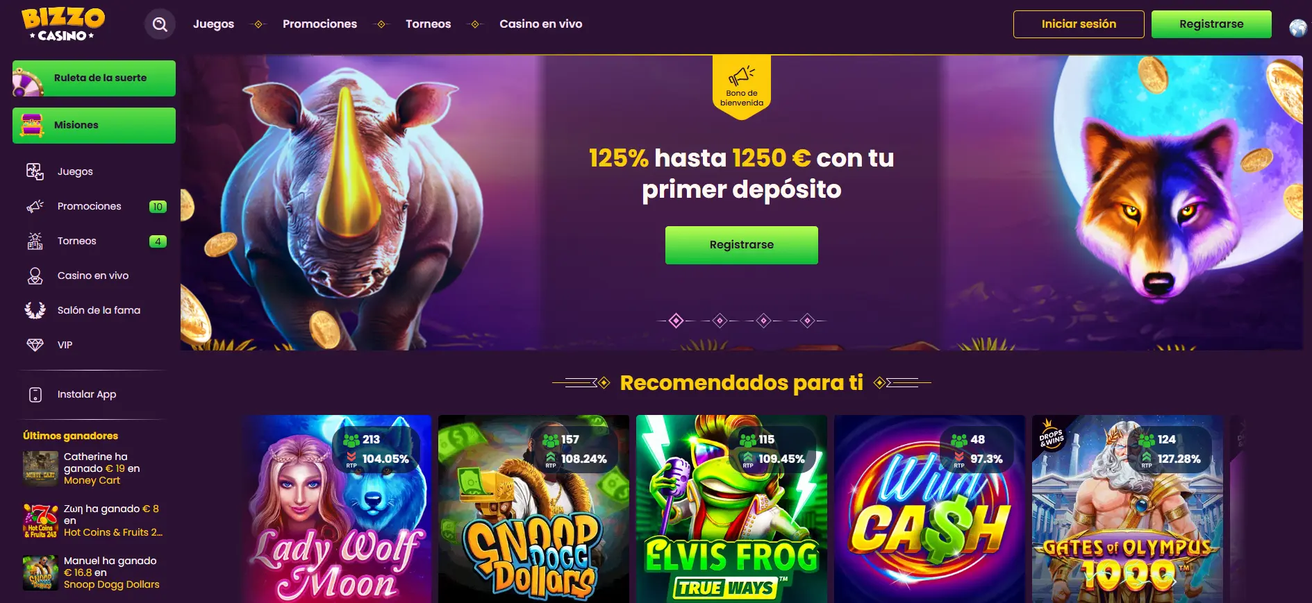 Bizzo сasino en españa Bizzo casino