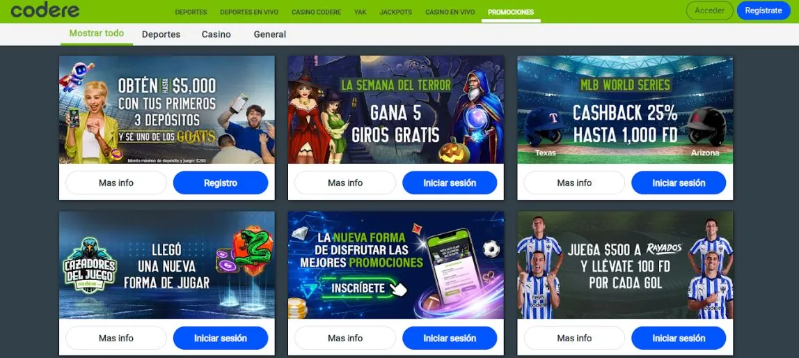 promociones casinos online españa codere